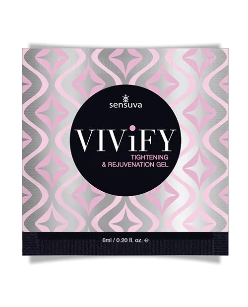 Sensuva Vivify Tightening Rejuvenation Gel 6 Ml Single Use Packet Sensuva Valencia Naturals Enhancers