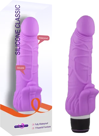 Seven Creations Vibrators Silicone Classic Purple 19 cm 75 Vibrator