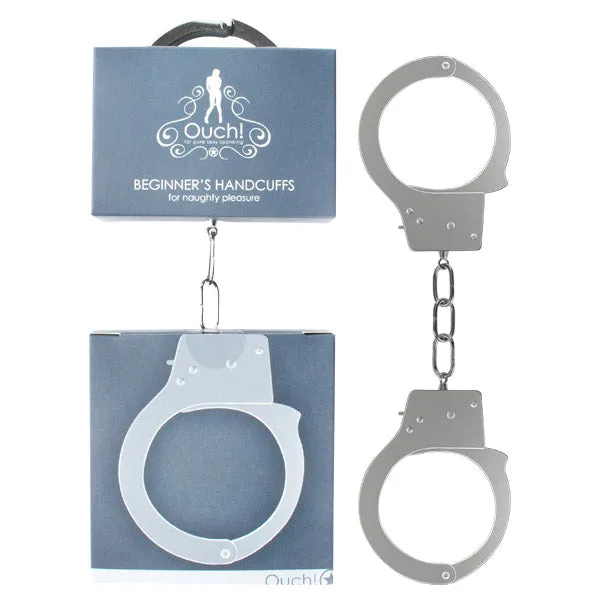 Shots Toys Ouch Beginners Handcuffs Metal Restraints Couples