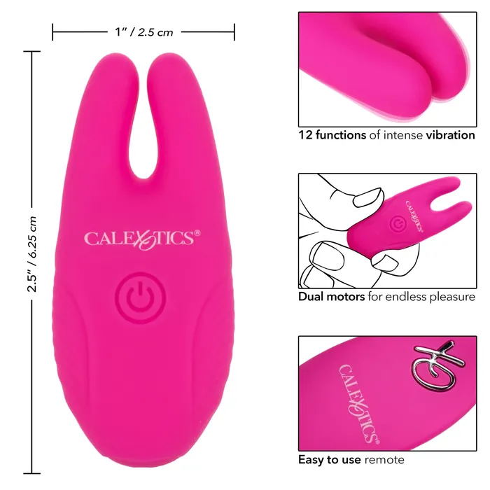 Silicone Remote Nipple Clamps | CalExotics Female Sex Toys