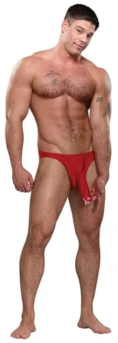 Trouser Snake One Size Red Male Power Vibrators