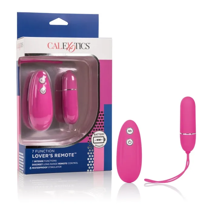 Vibrators | CalExotics 7-Function Lover's Remote - Pink