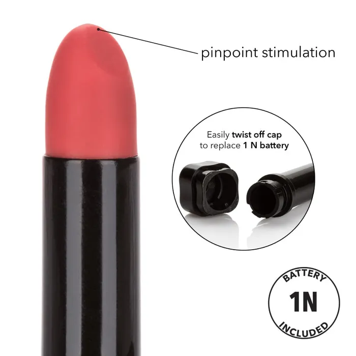 Vibrators | CalExotics Hide and Play Lipstick - Red