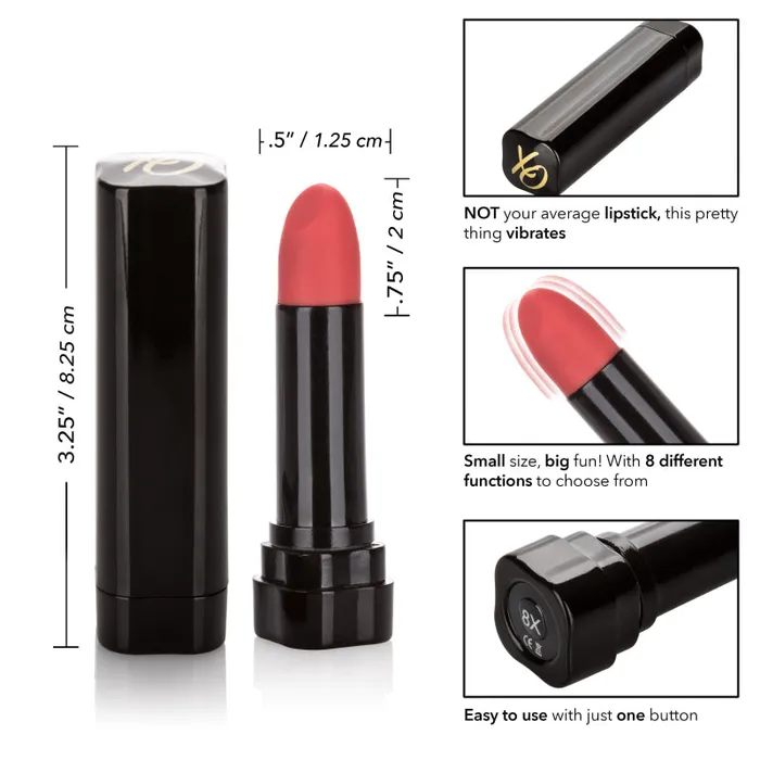 Vibrators | CalExotics Hide and Play Lipstick - Red