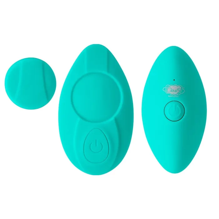 Vibrators Cloud 9 Novelties Cloud 9 Panty Pleasures Magnetic Panty Vibe Teal