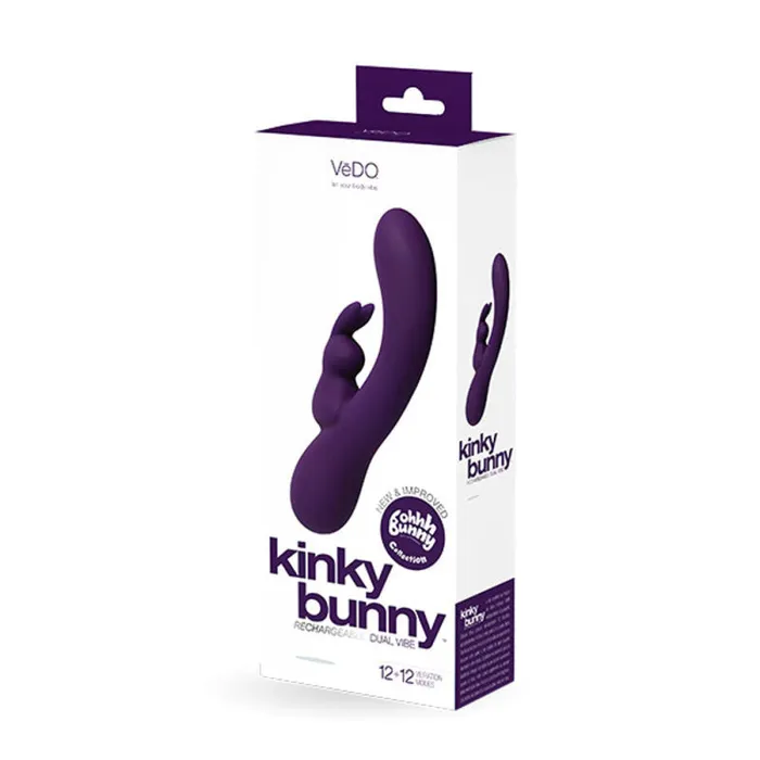 Vibrators VeDO Kinky Bunny Rechargeable Rabbit Purple