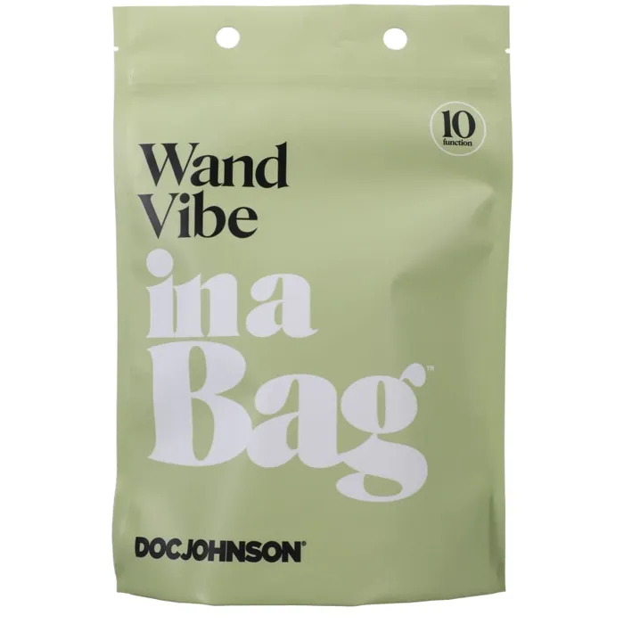 Wand Vibe in a Bag - Black | Pretty Love Vibrators