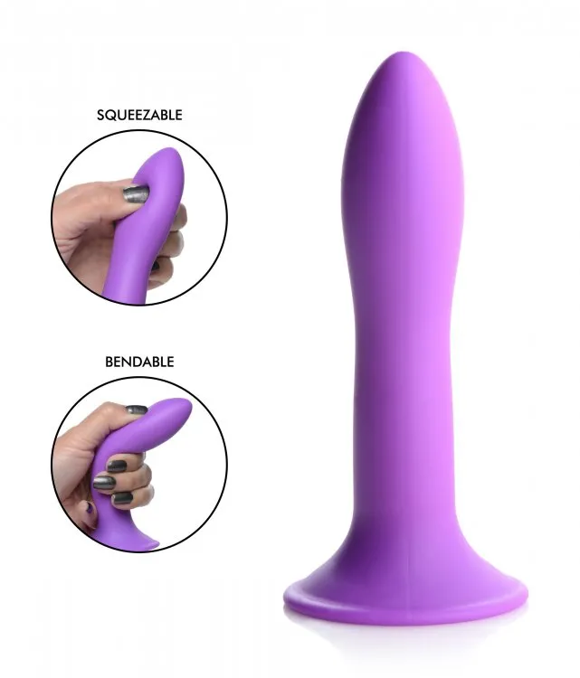 XR Brands Dildos | Squeeze-it Slender Dildo