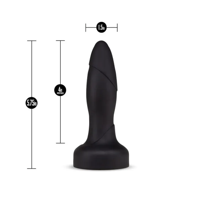 Anal Blush Novelties Performance Plus Drive Rimming Wireless Remote Control Rechargeable Butt Plug Black