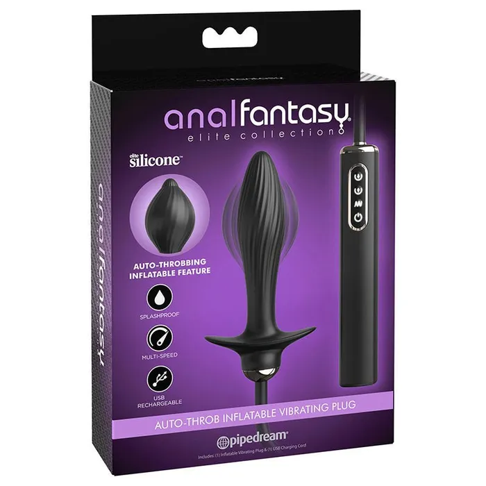 Anal Pipedream Anal Fantasy Elite Auto Throb Inflatable Vibrating Plug 13 cm USB Rechargeable Inflating Butt Plug Anal Pipedream Anal Fantasy Elite Auto Throb Inflatable Vibrating Plug 13 cm USB Rechargeable Inflating Butt Plug