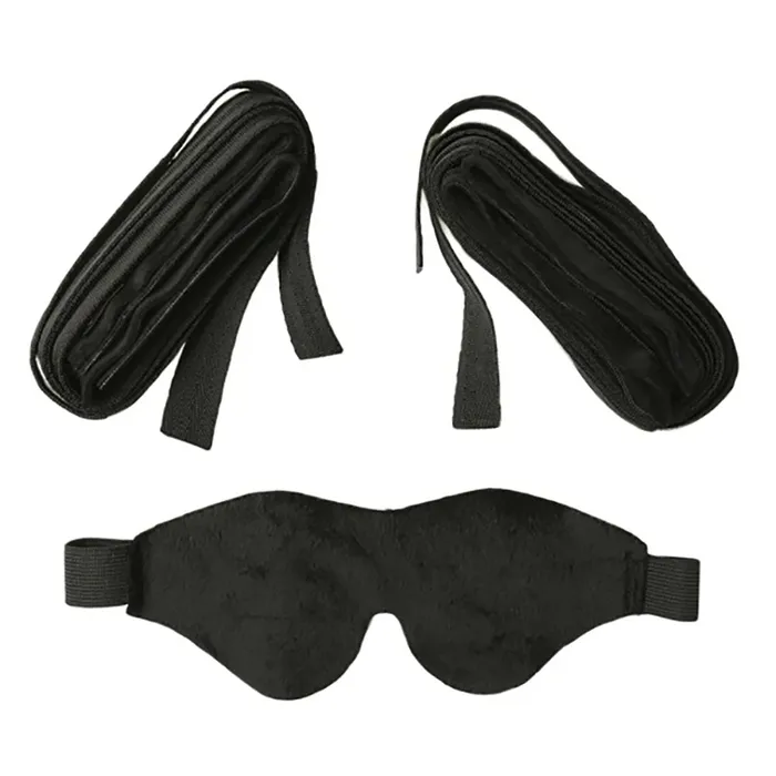 Anal Sportsheets SM Our First Bondage Kit Black Anal Sportsheets SM Our First Bondage Kit Black