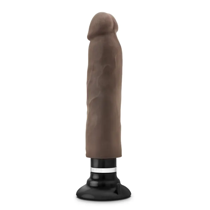 Au Naturel 11 Inch Sensa Feel Magnum Vibrating Dong Chocolate Blush Novelties Dildos