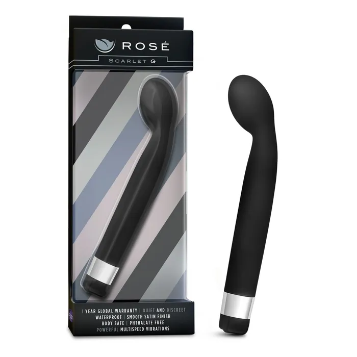 Blush Novelties Vibrators Rose Scarlet G Black