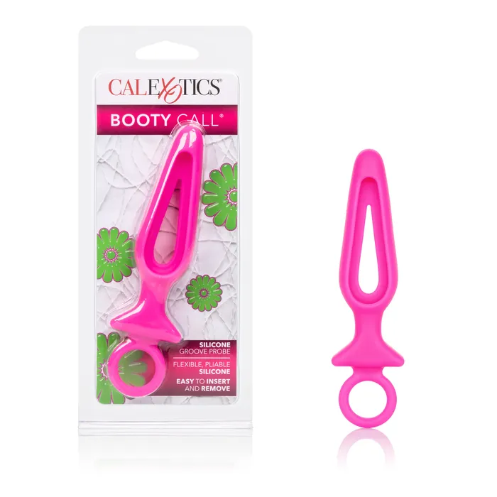 California Exotic Anal Booty Call Silicone Groove Probe Pink