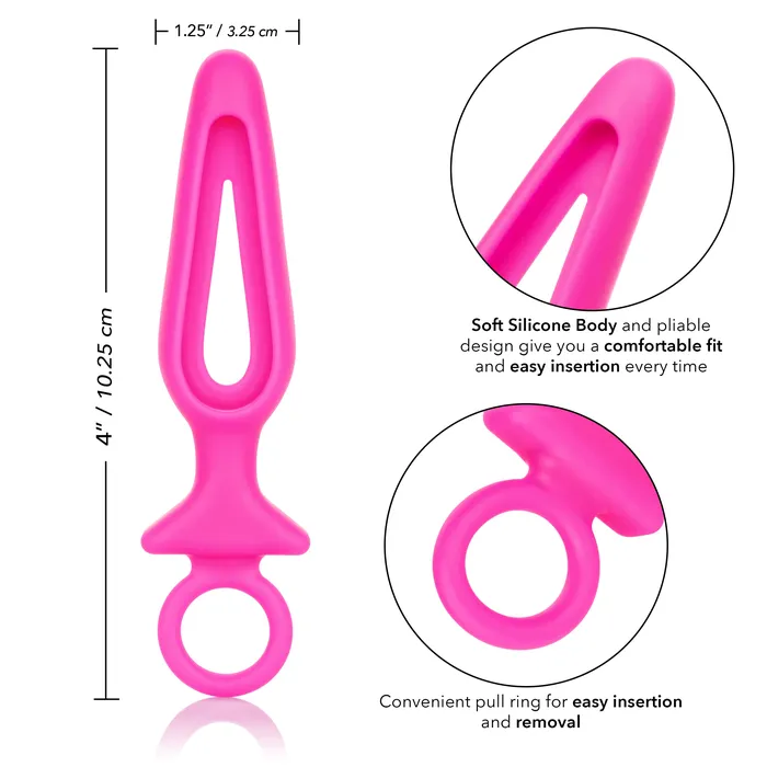 California Exotic Anal Booty Call Silicone Groove Probe Pink