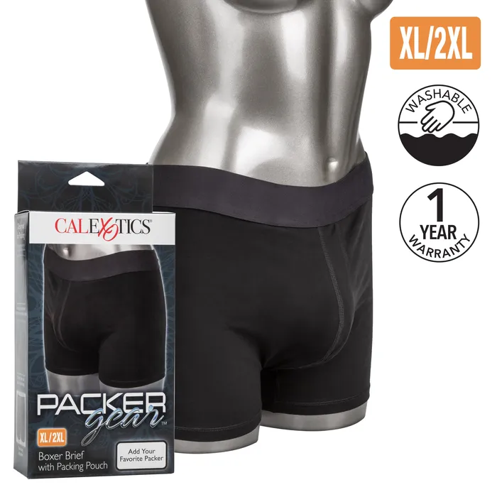 California Exotic Female Sex Toys Packer Gear Boxer Brief With Packing Pouch Xl 2xl