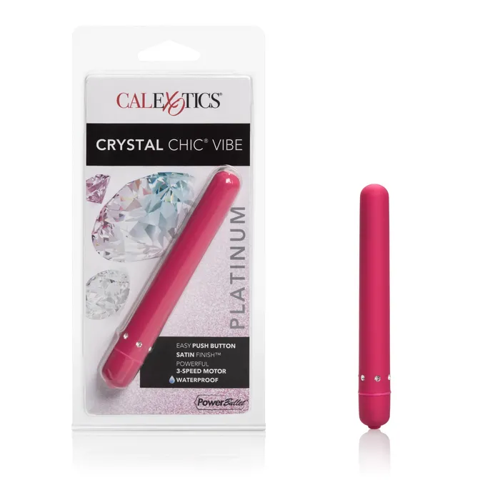 California Exotic Vibrators Crystal Chic Vibe Pink