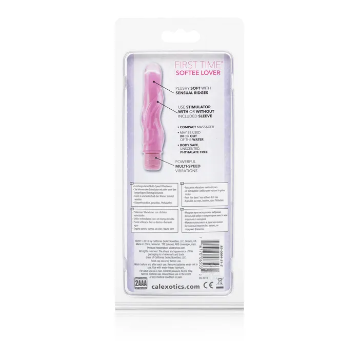 California Exotic Vibrators First Time Softee Lover Vibe Pink