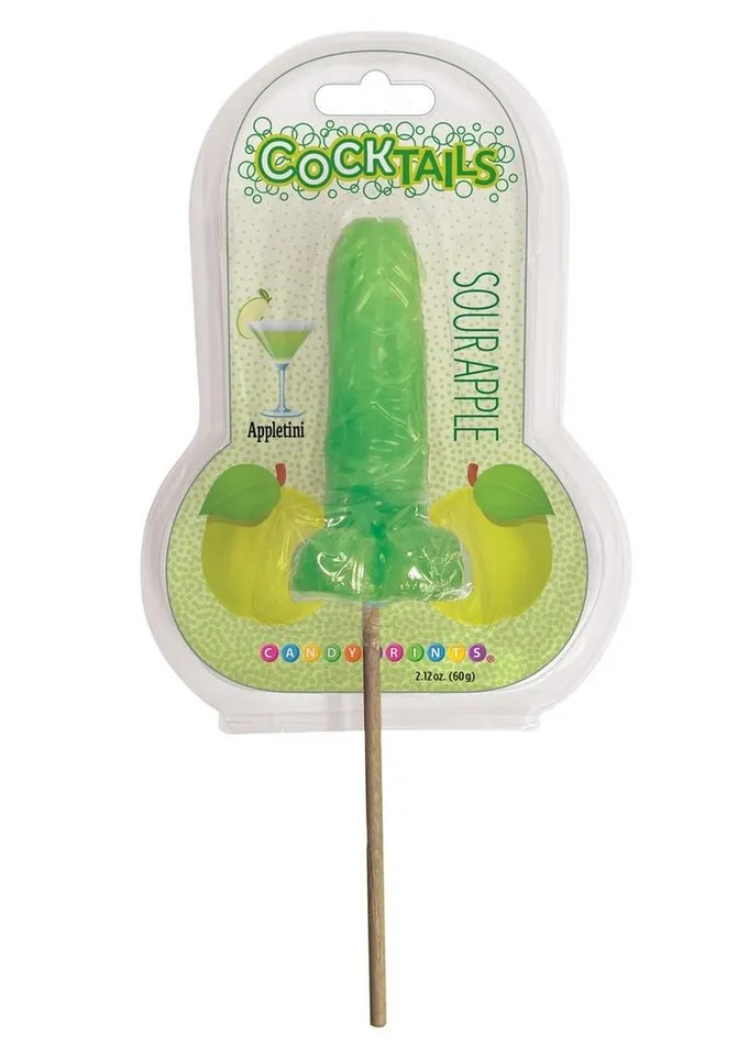 Candyprints Candy Vibrators Cocktails 3d Lollipops Sour Apple