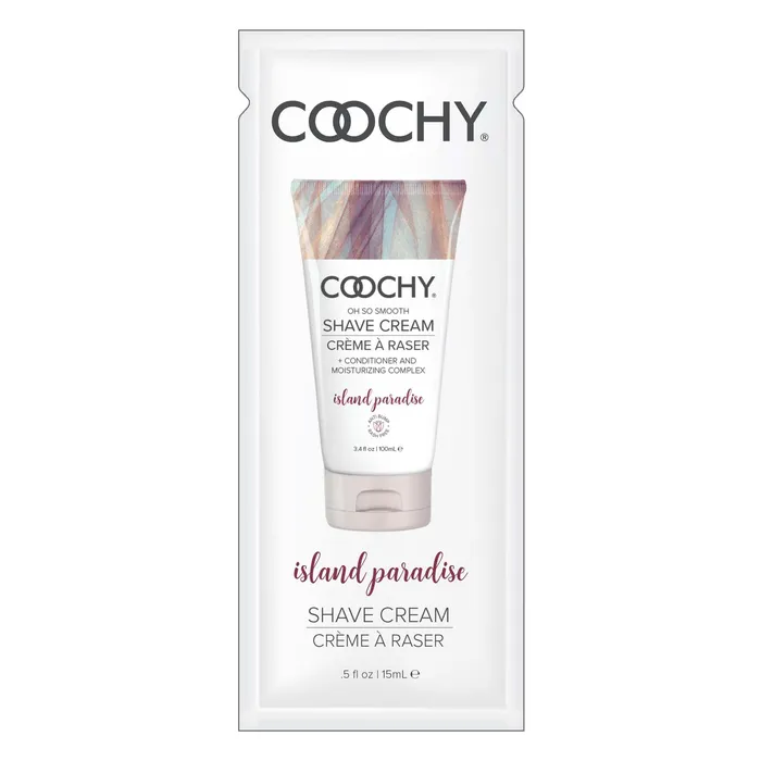 Classic Brands Vibrators Coochy Shave Cream Island Paradise 15 ml Foils 24 Count Display