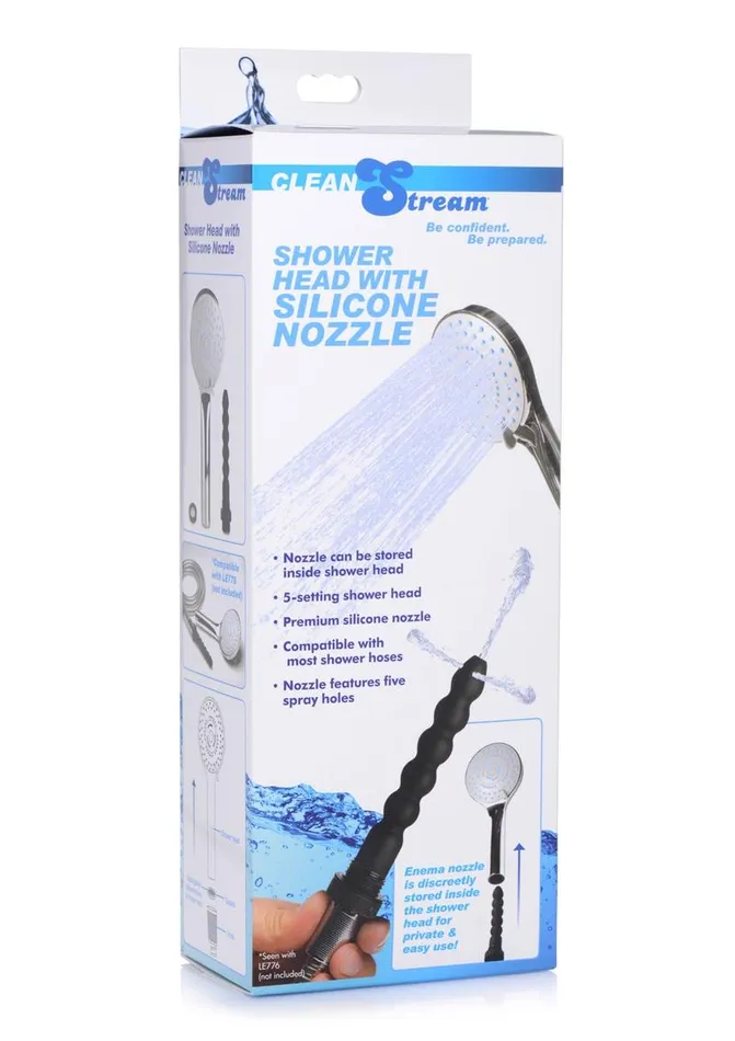 Cleanstream Male Sex Toys Cleanstream Shower Head with Silicone Nozzle