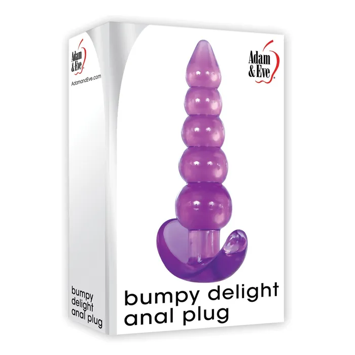 Curve Toys Anal Adam Eve Bumpy Delight Anal Plug Purple
