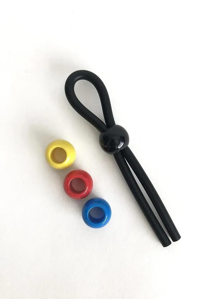 Dildos Boneyard Single Slide Cock Leash 2x Stretch Silicone Boneyard