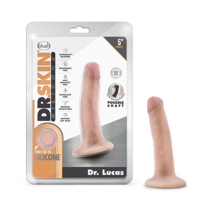 Dildos Dr Skin Silicone Dr Lucas Flesh 14 cm Dong Blush Novelties