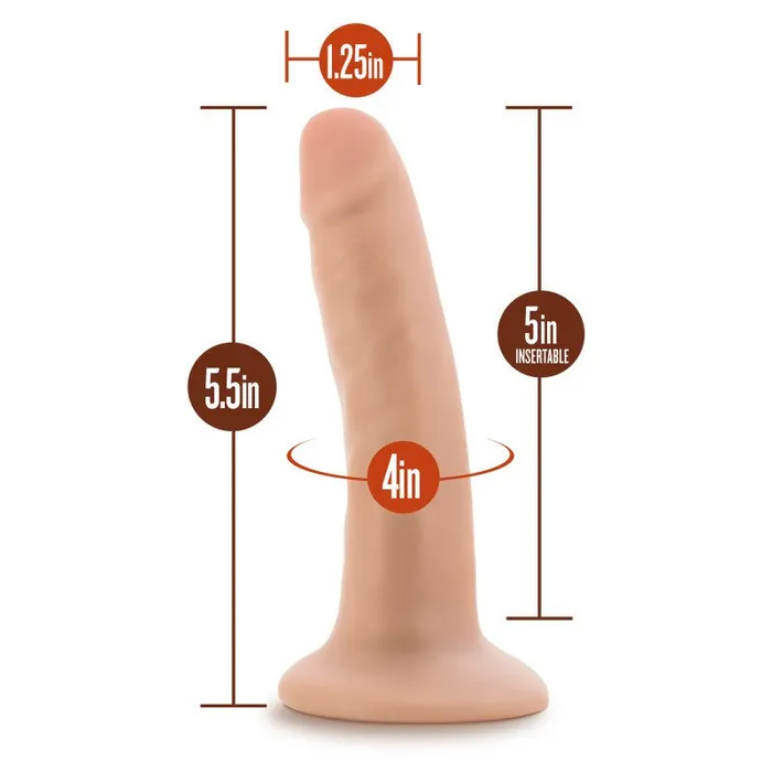 Dildos Dr Skin Silicone Dr Lucas Flesh 14 cm Dong Blush Novelties