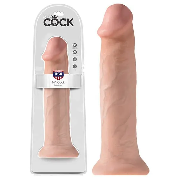 Dildos Pipedream King Cock 14 Cock Flesh 356 cm Dong