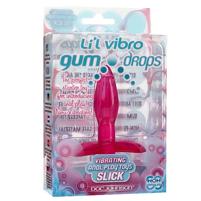 Doc Johnson Vibrators Doc Johnson Lil Vibro Gum Drops Slick Bubble Gum