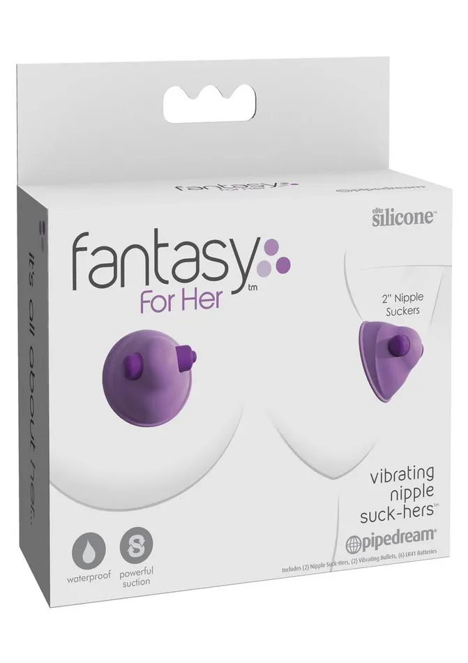 Fantasy For Her Female Sex Toys Fantasy For Her Silicone Vibrating Nipple Suck Hers Waterproof