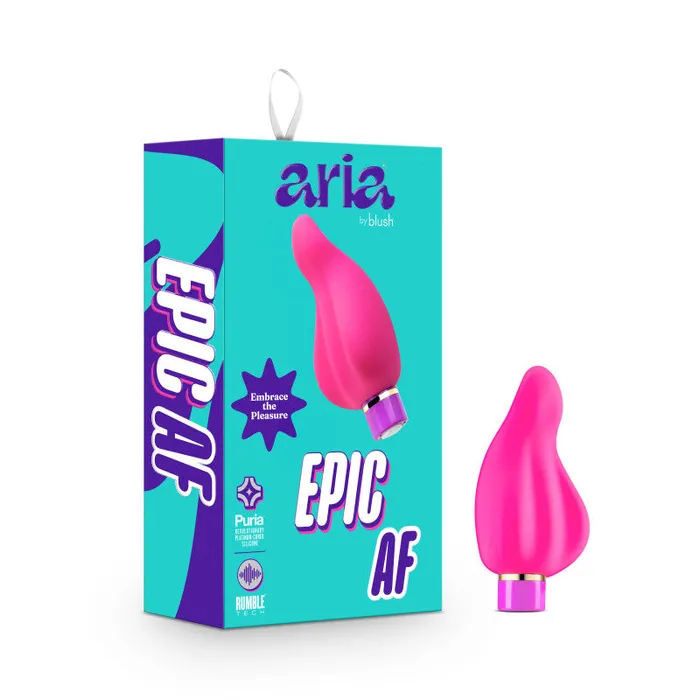 Female Sex Toys Blush Novelties Aria Epic AF Fuschia USB Rechargeable Stimulator