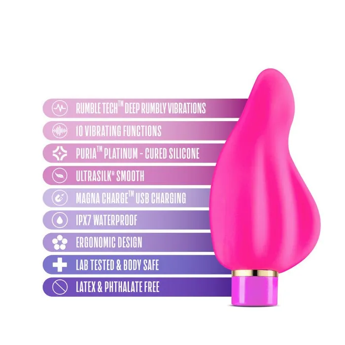 Female Sex Toys Blush Novelties Aria Epic AF Fuschia USB Rechargeable Stimulator