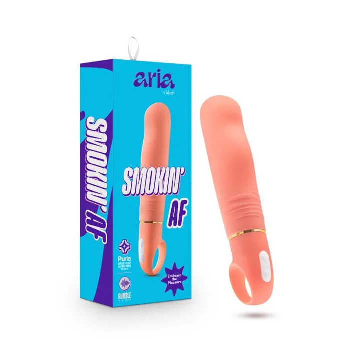 Female Sex Toys Blush Novelties Aria Smokin AF Coral 152 cm Vibrator