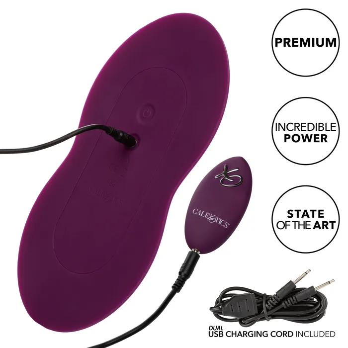 Female Sex Toys CalExotics Lust Remote Control Dual Rider Grind Pad Vibrator