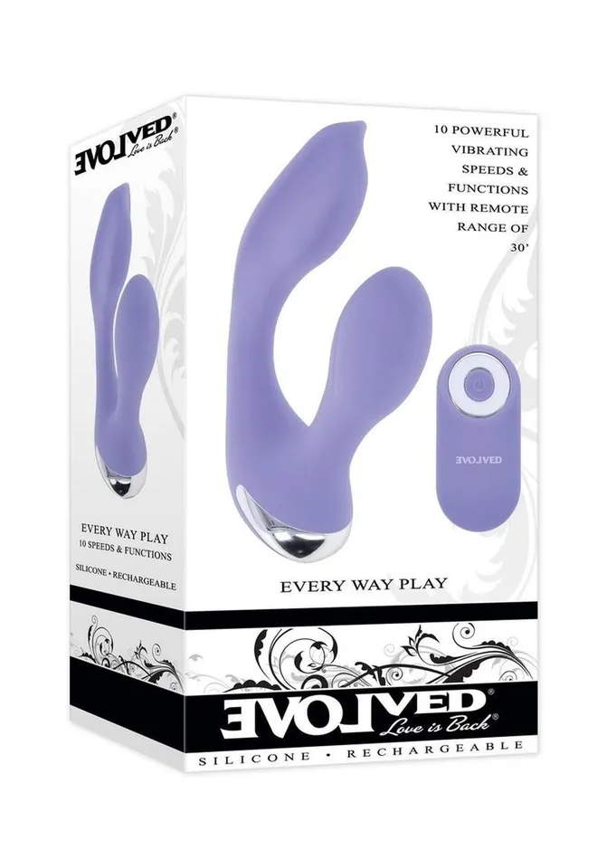 Female Sex Toys Evolved Every Way Play Rechargeable Silicone Wearable Vibrator with Remote Control