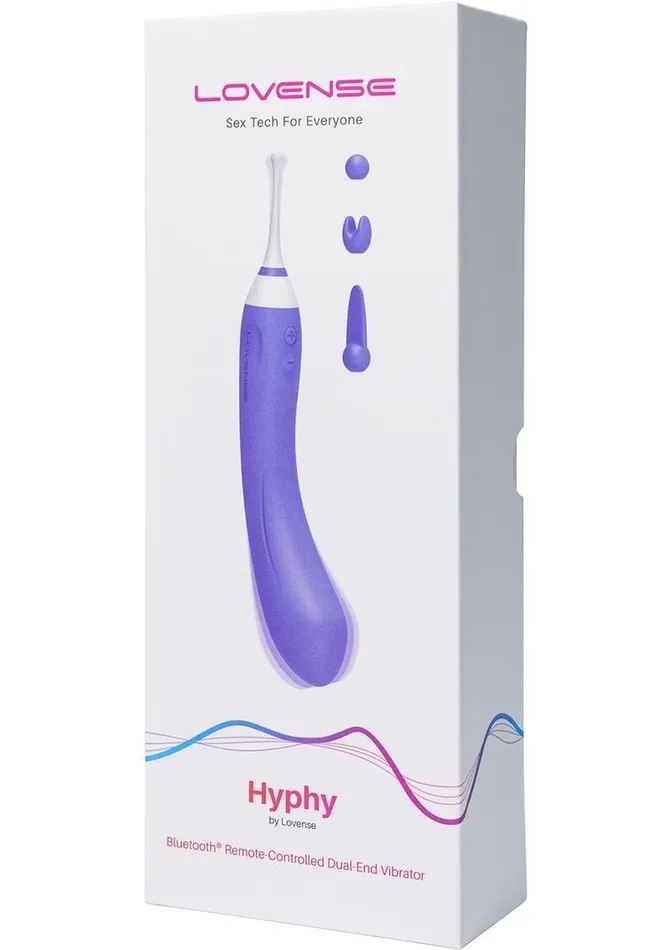 Female Sex Toys Lovense Lovense Hyphy Remote Controlled Silicone Dual End Vibrator