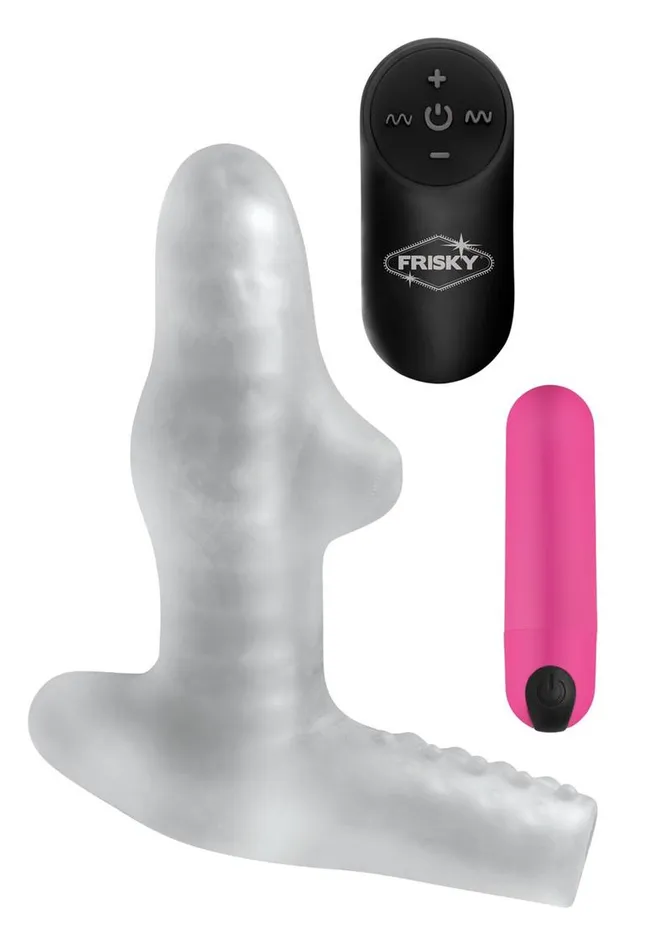 Frisky Frisky Vibrating Rechargeable Love Tunnel with Remote Control Female Sex Toys