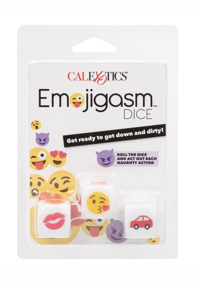 Games Emojigasm Dice Vibrators