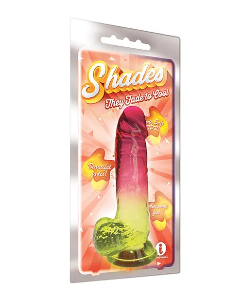 Icon Brands INC Dildos Shades Jelly Tpr Gradient Dong Large