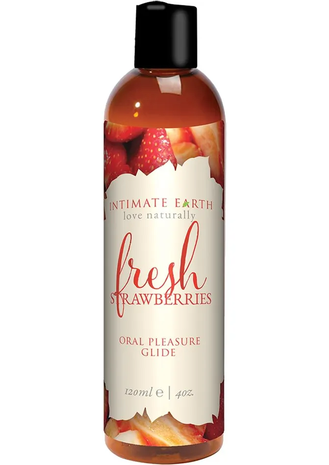 Intimate Earth Oral Pleasure Glide Lubricant Fresh Strawberries Intimate Earth Lubricants