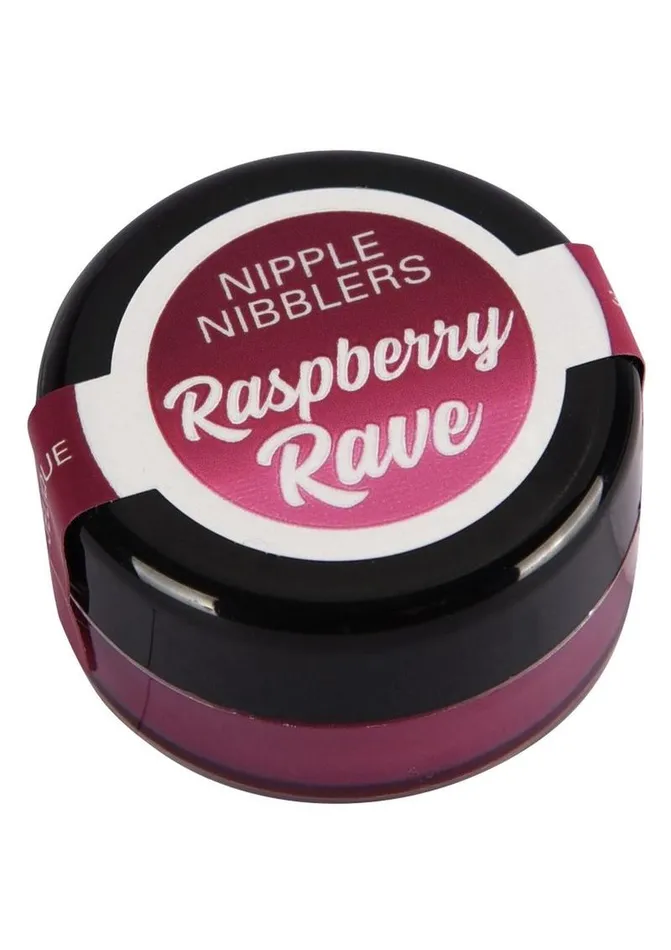 Jelique Vibrators Jelique Nipple Nibblers Tingle Balm Raspberry 3 Gm 1 Pc