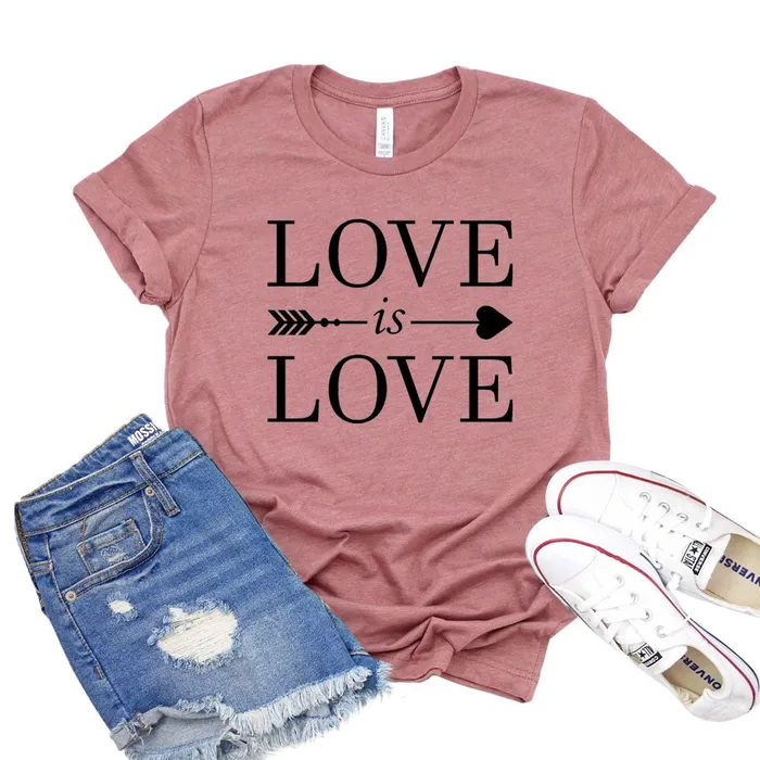 Love Is Love Tshirt White Caeneus Vibrators