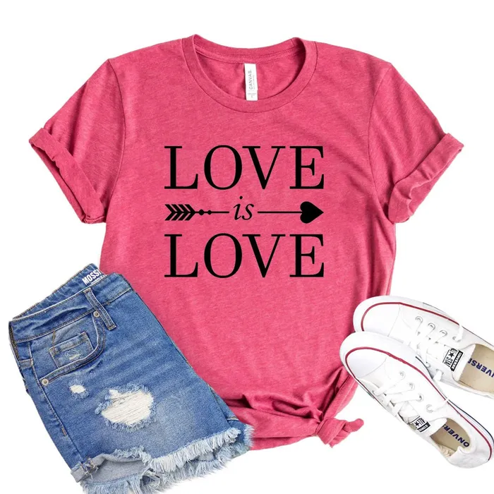 Love Is Love Tshirt White Caeneus Vibrators