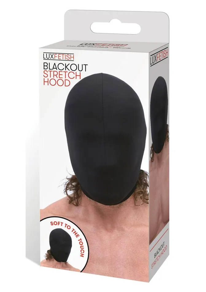 Lux Fetish Anal Lux Fetish Stretch Hood Black One Size Fits All