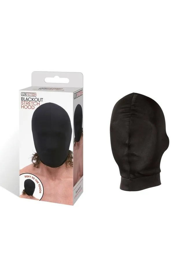 Lux Fetish Anal Lux Fetish Stretch Hood Black One Size Fits All
