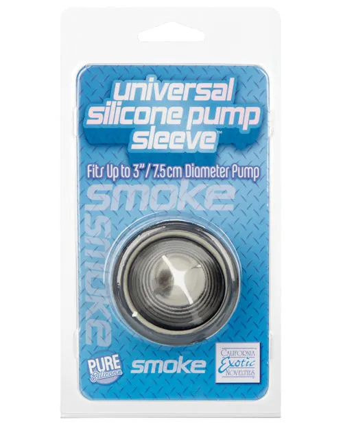 Male Sex Toys California Exotic Novelties Universal Silicone Pump Sleeve Smoke Male Sex Toys California Exotic Novelties Universal Silicone Pump Sleeve Smoke