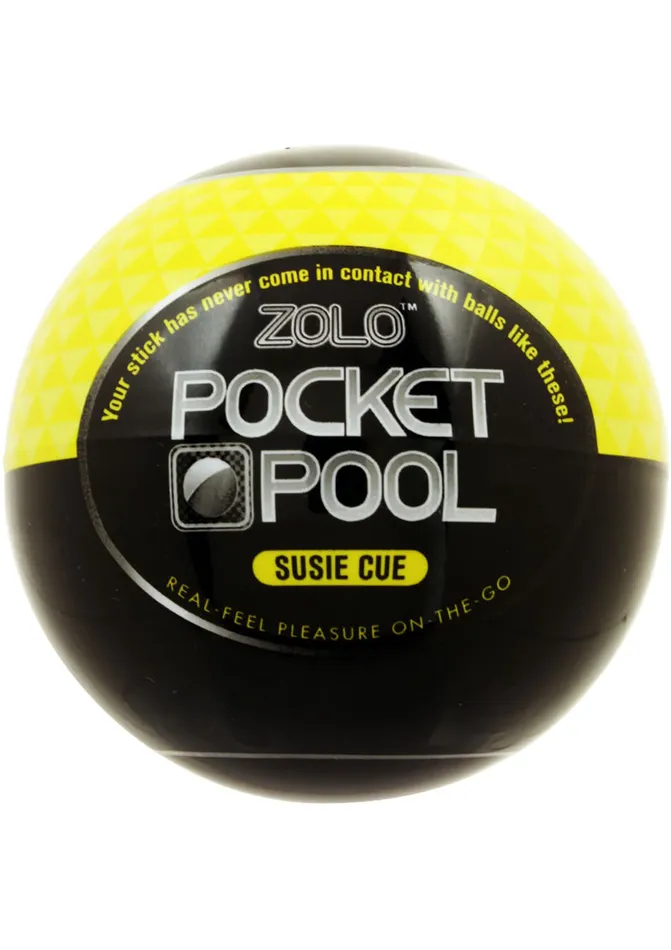 Male Sex Toys Zolo ZOLO Pocket Pool Susie Cue Masturbator Sleeve