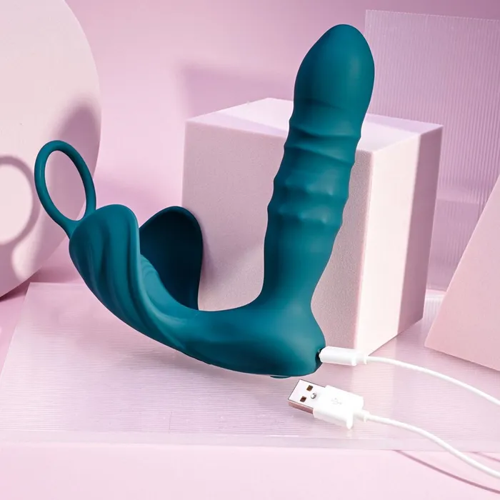 Playboy Pleasure Vibrators Playboy Pleasure BRING IT ON Teal